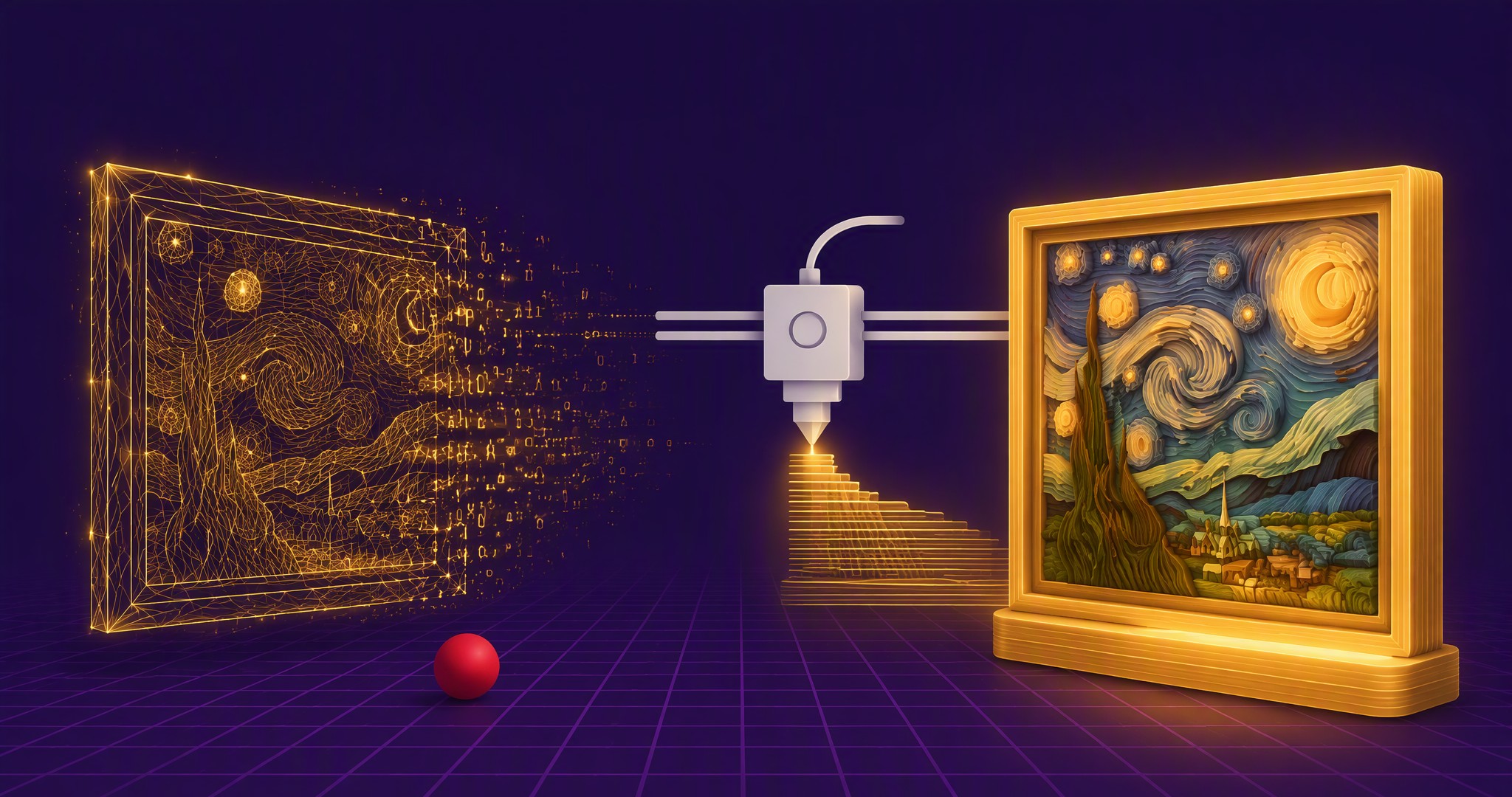 Magic Leon Studio：数字图像经 3D 打印化为可触摸的浮雕艺术品